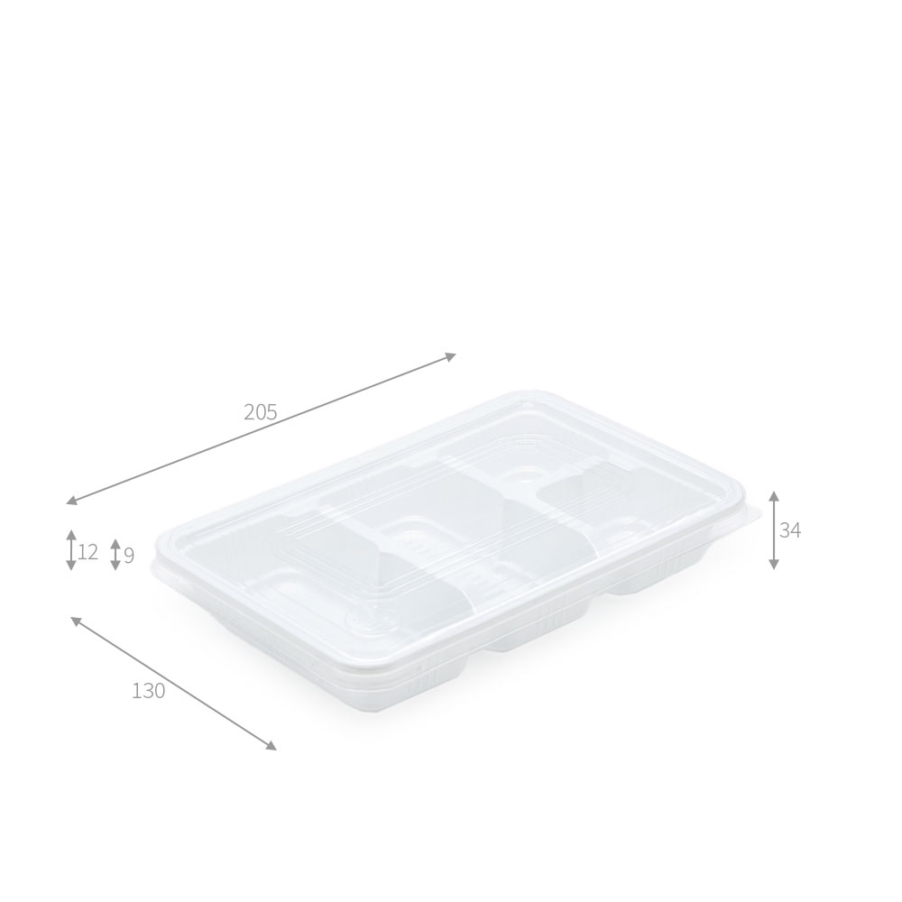 JB005 4칸 도시락 뚜껑용기세트 사진