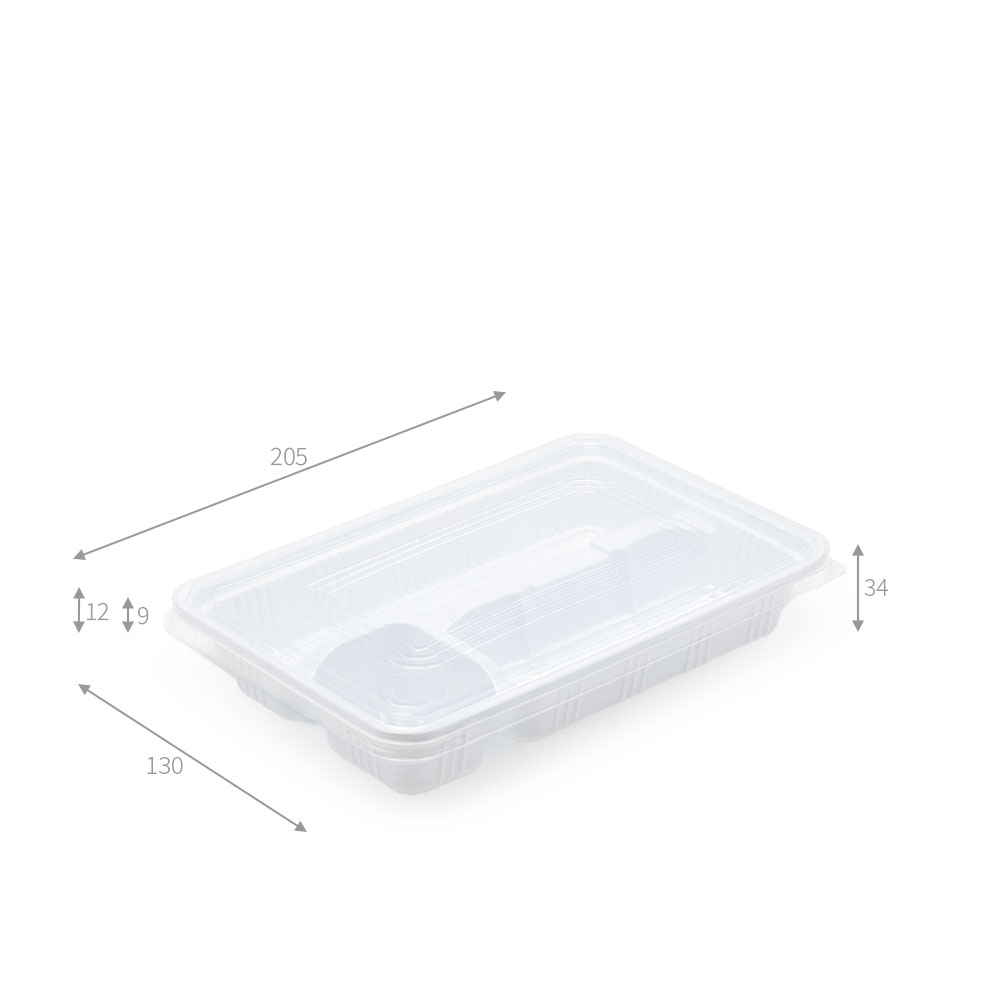 JB016 3칸 도시락 뚜껑용기세트 사진