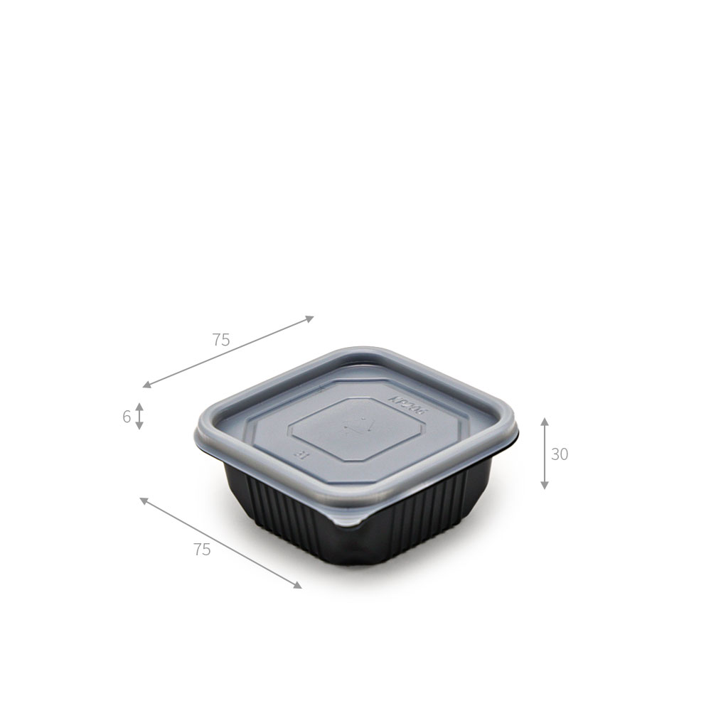사각 소 뚜껑용기세트 사진